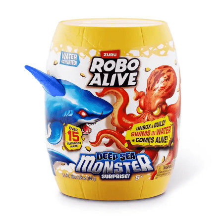 Robo Alive S1 Huevo Sorpresa Monstruo Océano Profundo