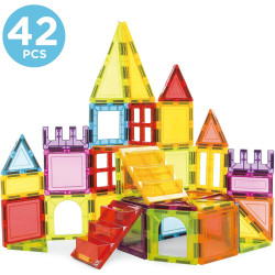 Educa Magnetics 42 Piezas de Bloques Magnéticos 3D