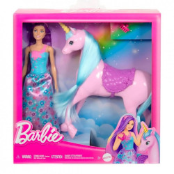 Barbie Muñeca y Unicornio