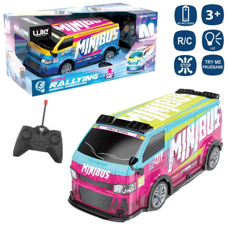 Camión Minibus con Luz R/C 21 cm
