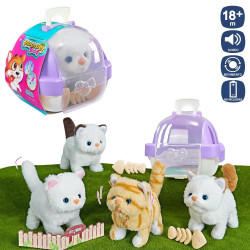 Mascota Gato Andador con Jaula 20 cm