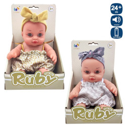 Bebe con 12 Sonidos 25 cm