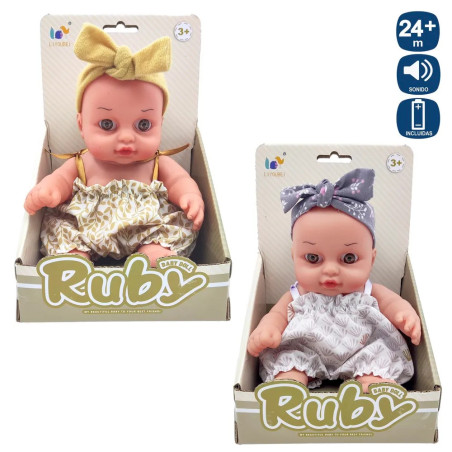 Bebe con 12 Sonidos 25 cm