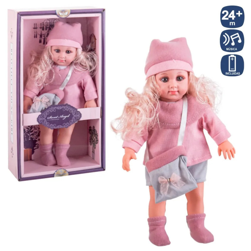 Muñeca de Colección 35 cm c/Sonidos