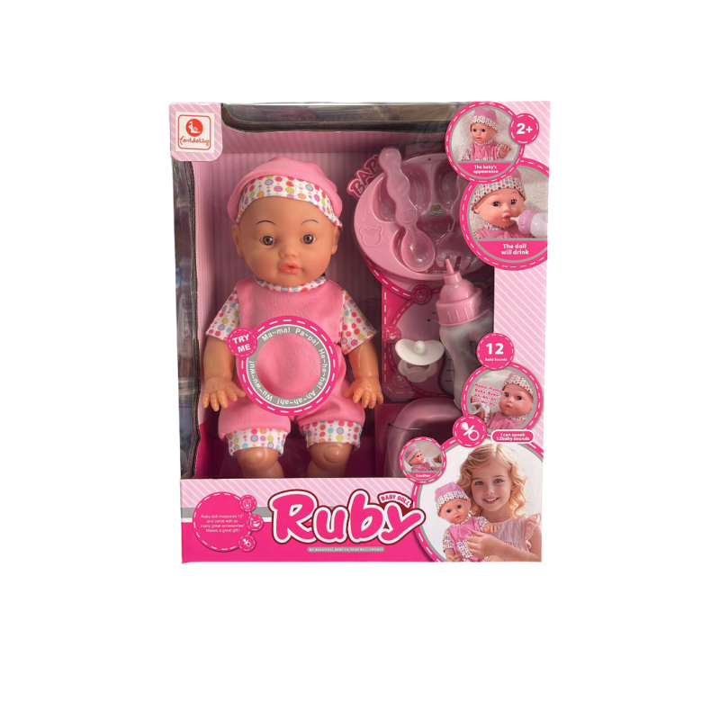 Bebe con 12 Sonidos 30 cm