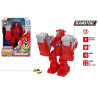 Teamsterz - Robot Rino Lanzacoches c/Luz y Sonidos + coche metal