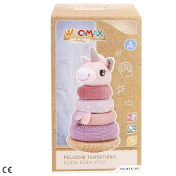 Woomak Zookabee- UnicornioTententieso de Madera&Peluche