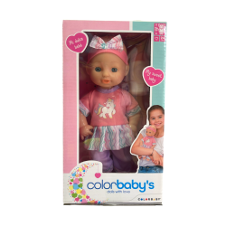 Colorbaby's - Bebe con Accesorios 26 cm