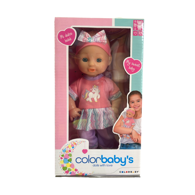 Colorbaby's - Bebe con Accesorios 26 cm