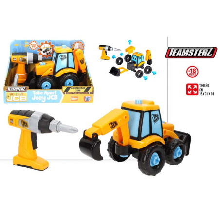 Teamsterz - Mi Primera Excavadora Desmontable JCB c/Destornillador