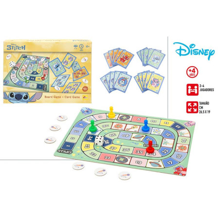 Lisciani - Juego 2 en 1 Stitch Disney