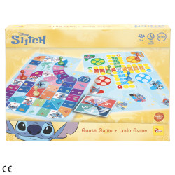 Lisciani - Juego Parchis / Oca Stitch Disney