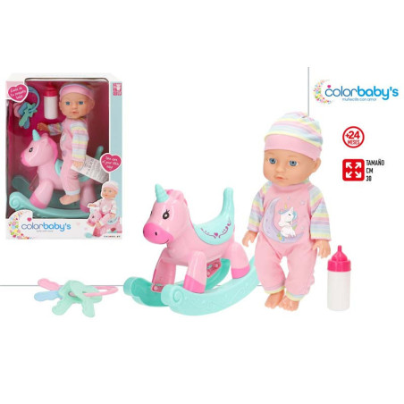 Colorbaby's - Bebe c/Accesorios y Balancin