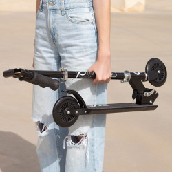 Patinete Scooter Plegable 2 ruedas Negro