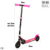Patinete Scooter Plegable 2 ruedas Rosa