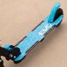 Patinete Scooter Plegable 2 ruedas Azul c/Luces