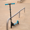 Patinete Scooter Plegable 2 ruedas Azul c/Luces