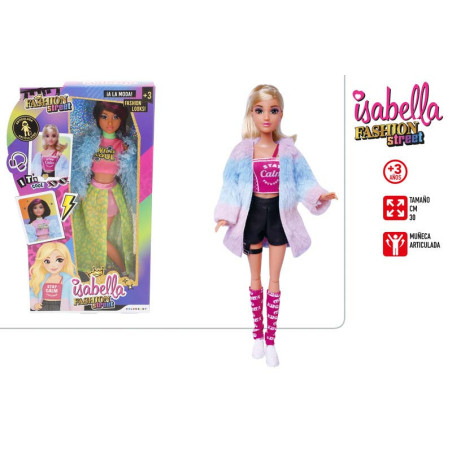 Isabella Fashion - Muñeca Articulada 30 cm Vogue&Stylish
