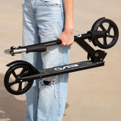 Patinete Scooter Plegable 2 Ruedas Negro 91-81 cm