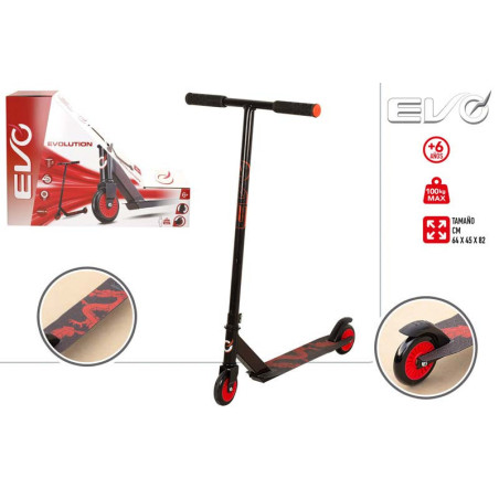 Patinete Scooter Salto 2 Ruedas Rojo 82 cm
