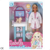 Isabella - Muñeca Veterinario 30 cm y Accesorios