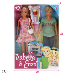 Isabella & Enzo - Set 2 Muñecos Articulados