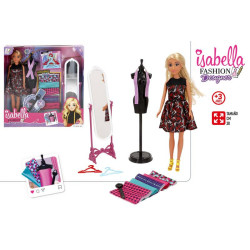 Isabella Fashion - Muñeca Crea Tus Vestidos 30 cm