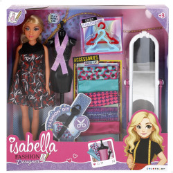 Isabella Fashion - Muñeca Crea Tus Vestidos 30 cm