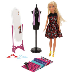 Isabella Fashion - Muñeca Crea Tus Vestidos 30 cm