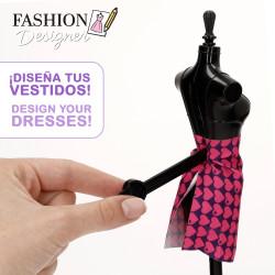 Isabella Fashion - Muñeca Crea Tus Vestidos 30 cm
