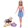 Isabella Mascotas - Muñeca 30 cm c/Perro y Accesorios