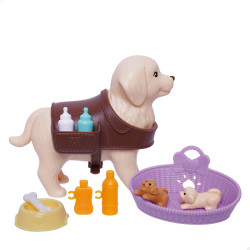 Isabella Mascotas - Muñeca 30 cm c/Perro y Accesorios