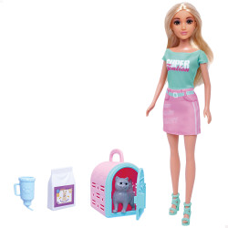 Isabella Mascotas - Muñeca 30 cm Gato c/Accesorios