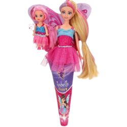 Isabella - Muñeca Hada c/muñeca pequeña 30 cm