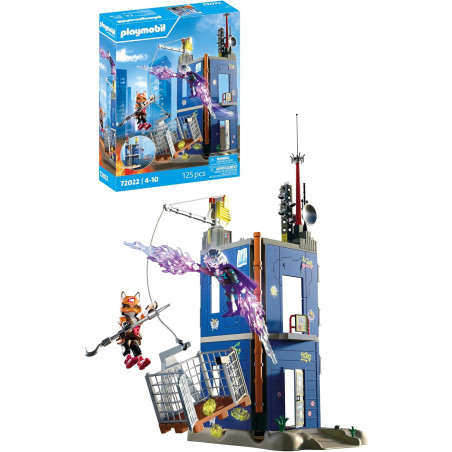 Playmobil 72022 Duelo en la Torre del Héroe Kronar vs Blazetail