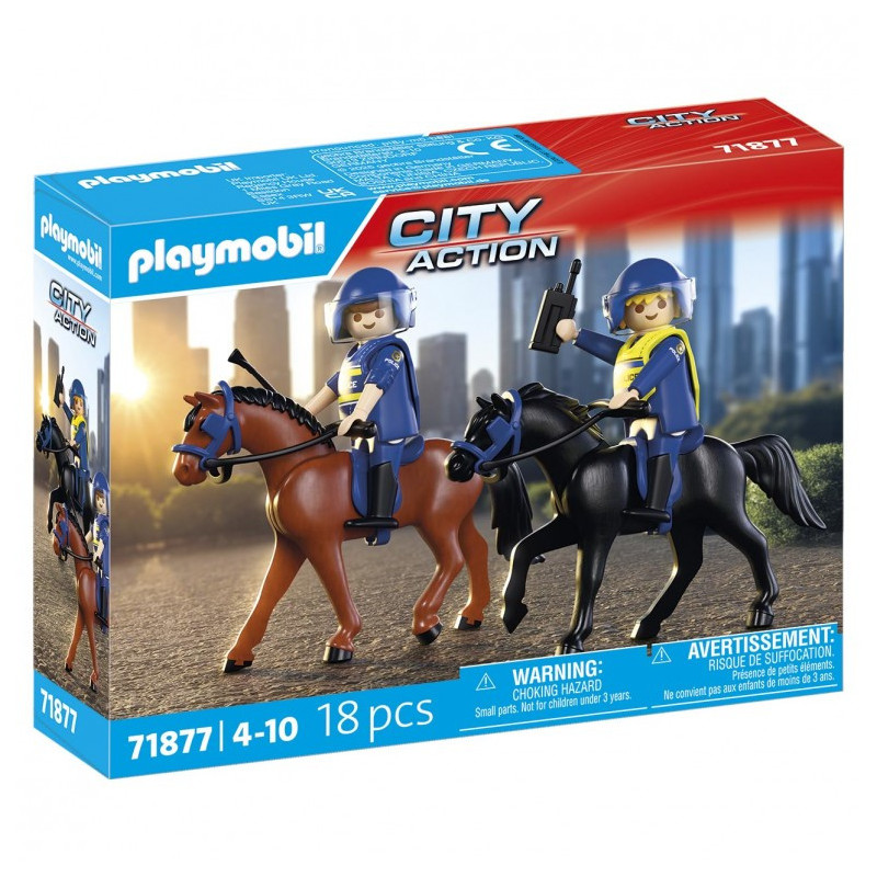 Playmobil 71877  Escuadrón Policial a Caballo
