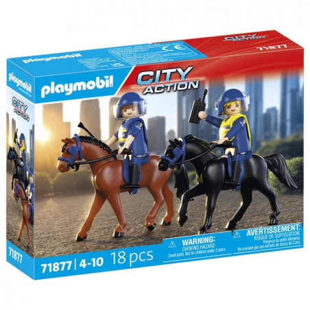 Playmobil 71877  Escuadrón Policial a Caballo