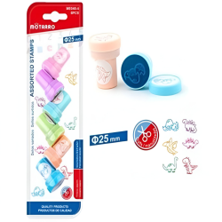 Pack 6 Sellos Dinosaurios