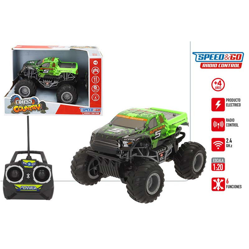 Speed&Go - Coche R/C 4x4 Xtreme Rallye