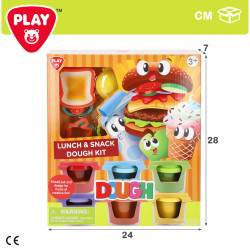 PlayGo - Set Plastilina Comida 6 Botes