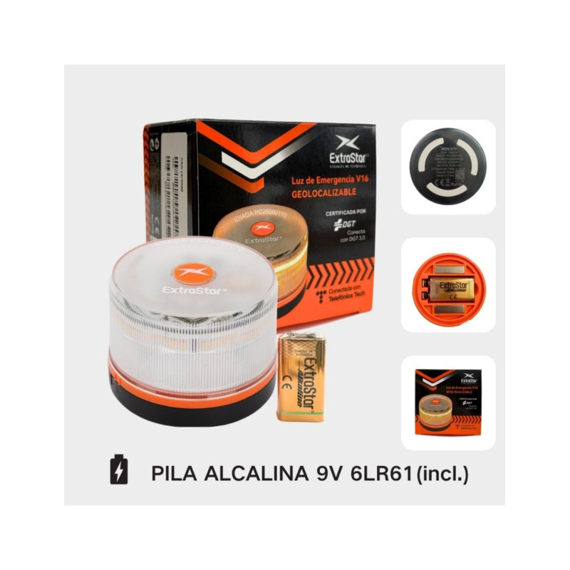 Baliza Señalizacion V16 Certificada Dgt 3.0 ExtraStar