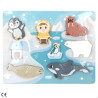 Woomax Zookabee - Puzzle Animales Polares 7 Figuras