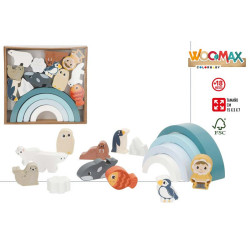 Woomax Zookabee - Set Arcoiris Polar Madera