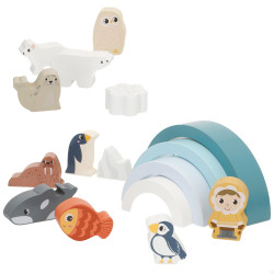 Woomax Zookabee - Set Arcoiris Polar Madera