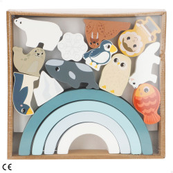 Woomax Zookabee - Set Arcoiris Polar Madera