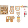 Woomax - Set Sonajeros de Madera