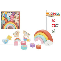 Woomax - Set Arcoiris Fantasía Madera