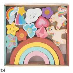 Woomax - Set Arcoiris Fantasía Madera