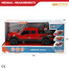 Speed&Go - Coche Policia Fric Pick Up 1:12 c/Moto Luz&Sonido