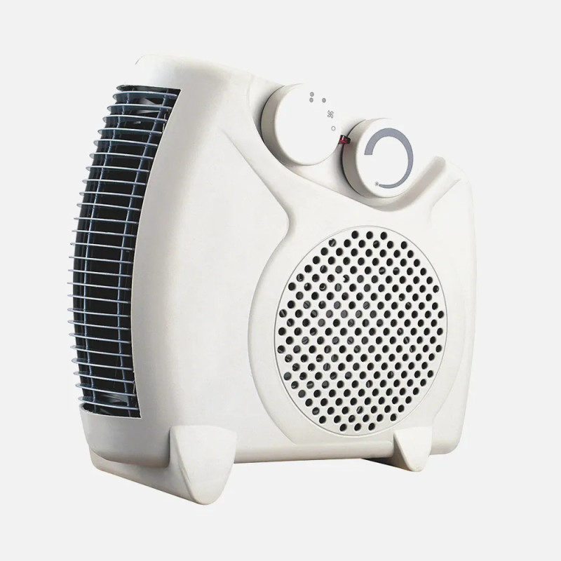 Termoventilador Elec.grato 2000w Negro Vertical/horizontal 2potencias 3funciones Termostato Reg. Asa 26x12x26cm